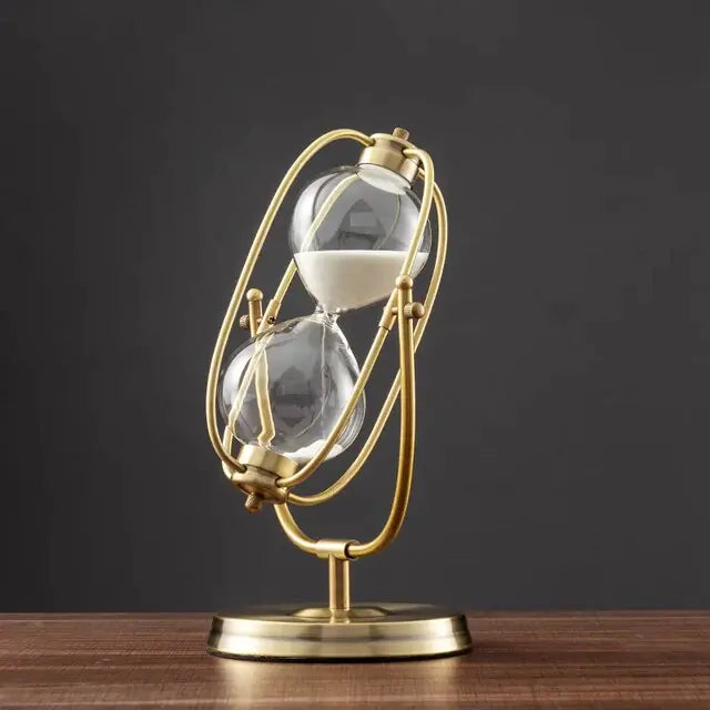 360Â° Rotating Metal Sand Hourglass